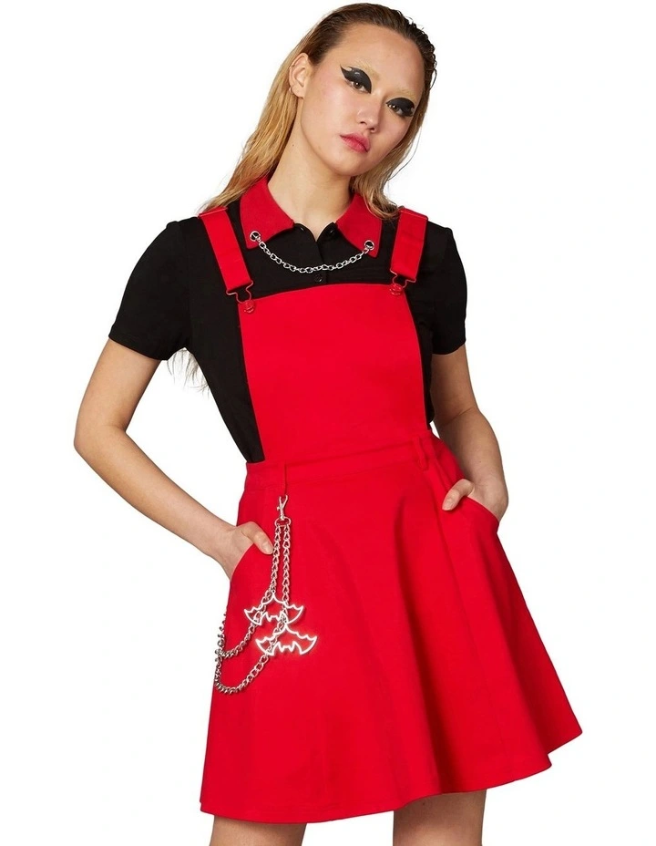 Flared Pinafore-Front